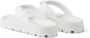 Prada triangle-logo flip flops White - Thumbnail 4