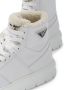 Prada triangle-logo high-top leather sneakers White - Thumbnail 5