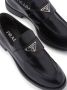 Prada triangle-logo leather loafers Black - Thumbnail 5