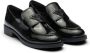 Prada triangle-logo leather loafers Black - Thumbnail 2