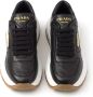 Prada triangle-logo leather sneakers Black - Thumbnail 5