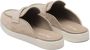 Prada triangle-logo backless suede loafers Neutrals - Thumbnail 3