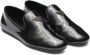 Prada Triangle-logo patent-finish loafers Black - Thumbnail 2