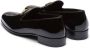 Prada triangle-logo patent leather loafers Black - Thumbnail 4