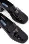 Prada triangle-logo patent leather loafers Black - Thumbnail 5