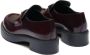 Prada Chocolate brushed leather loafers Red - Thumbnail 3