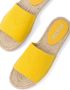 Prada triangle logo sandals Yellow - Thumbnail 5