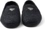 Prada triangle-logo woven loafers Black - Thumbnail 5