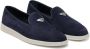 Prada triangle-patch suede loafers Blue - Thumbnail 2