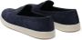 Prada triangle-patch suede loafers Blue - Thumbnail 3