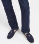 Prada triangle-patch suede loafers Blue - Thumbnail 5