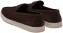 Prada triangle-patch suede loafers Brown - Thumbnail 3