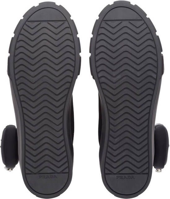 Prada Wheel Re-Nylon high-top sneakers Black