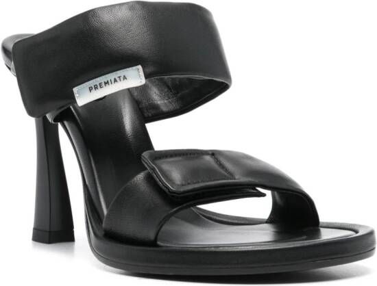 Premiata 100mm leather sandals Black