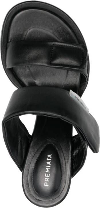 Premiata 100mm leather sandals Black