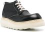 Premiata 32080 leather platform boots Black - Thumbnail 2