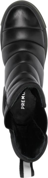 Premiata 40mm padded leather ankle boots Black