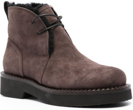 Premiata 40mm suede Chelsea boots Brown