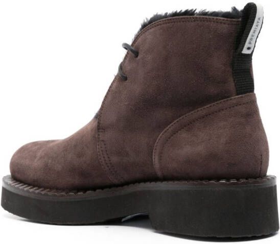 Premiata 40mm suede Chelsea boots Brown