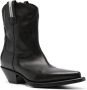 Premiata 50mm leather cowboy boots Black - Thumbnail 2