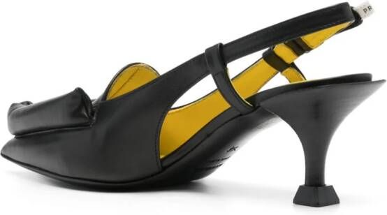 Premiata 70mm leather pumps Black