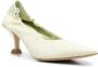 Premiata 70mm pointed-toe leather pumps Green - Thumbnail 2