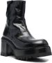 Premiata 80mm block-heel ankle boots Black - Thumbnail 1