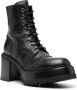 Premiata 80mm lace-up leather boots Black - Thumbnail 2