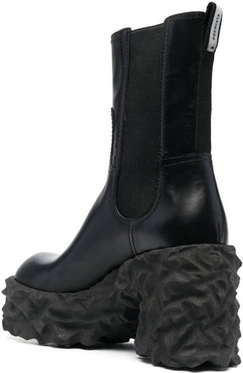 Premiata 95mm chunky-block heel boots Black