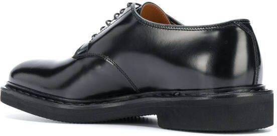 Premiata almond toe lace-up shoes Black