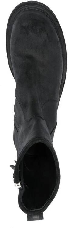 Premiata ankle side-zipped boots Black