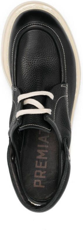 Premiata ankle-strap Derby shoes Black