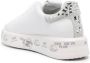 Premiata Belle crystal-embellished leather sneakers White - Thumbnail 3