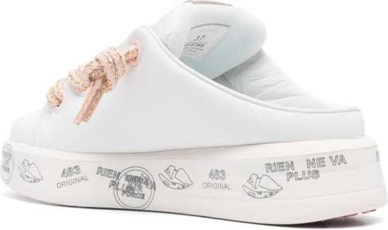 Premiata Belle leather slip-on sneakers White