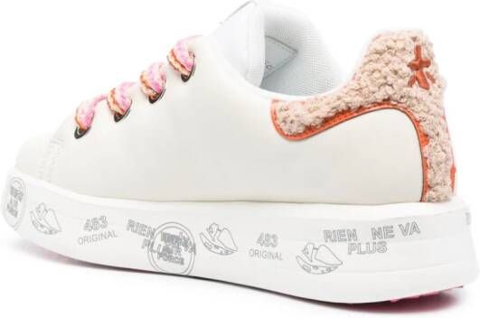 Premiata Belle leather sneakers Neutrals