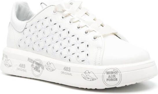 Premiata Bellle calf-leather sneakers White