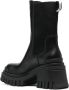 Premiata block-heel leather boots Black - Thumbnail 3