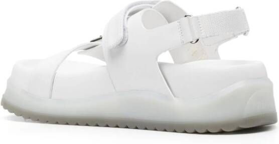 Premiata buckle-detail leather sandals White