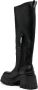Premiata Butterfly side zip-fastening leather boots Black - Thumbnail 3