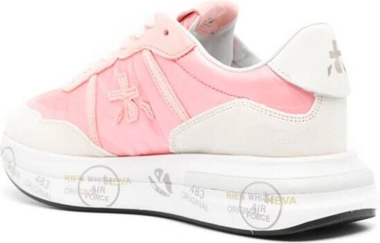 Premiata Cassie 6719 panelled sneakers Pink