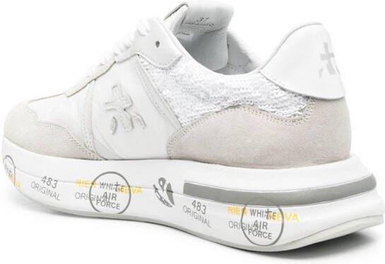Premiata Cassie lace-up sneakers White