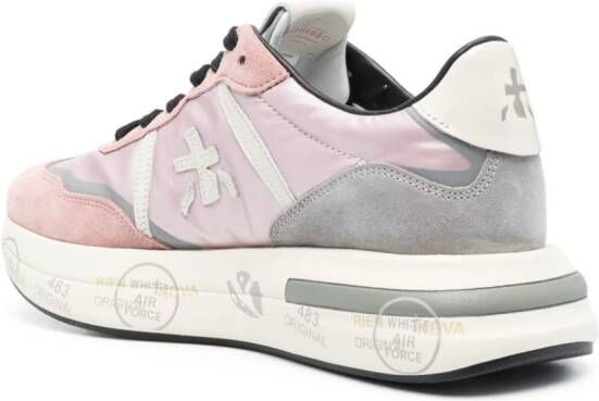 Premiata Cassie leather sneakers Pink