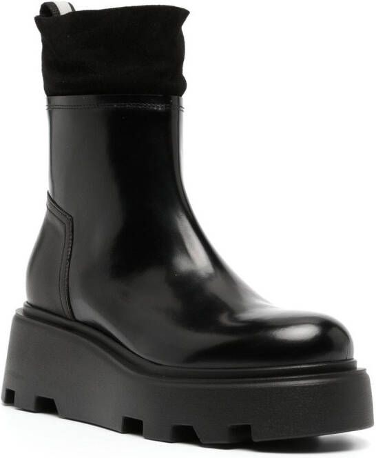 Premiata chunky-sole Chelsea boots Black