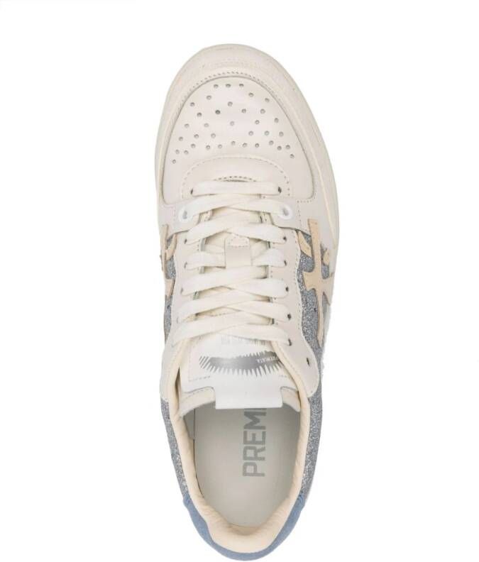 Premiata Clay leather sneakers Neutrals