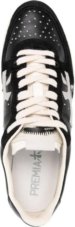 Premiata Clay low-top leather sneakers Black