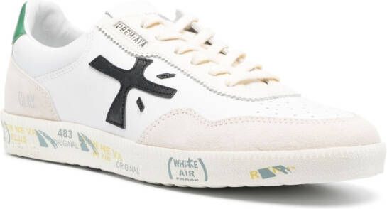 Premiata Clay low-top leather sneakers White