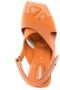 Premiata crossed strap stiletto sandals Orange - Thumbnail 4