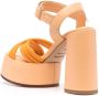 Premiata crossover-strap platform sandals Orange - Thumbnail 3