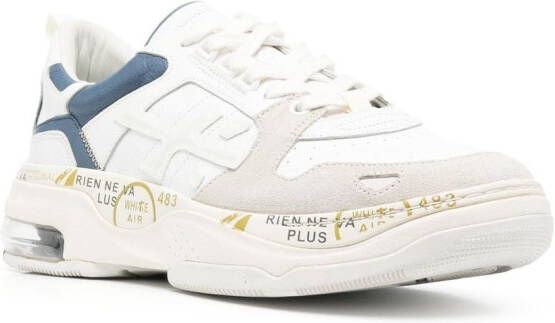 Premiata Drake panelled sneakers White