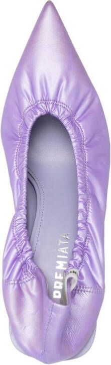 Premiata elasticated pointed toe pumps Purple